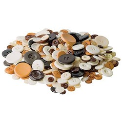 Basics Buttons Natural 600g_2